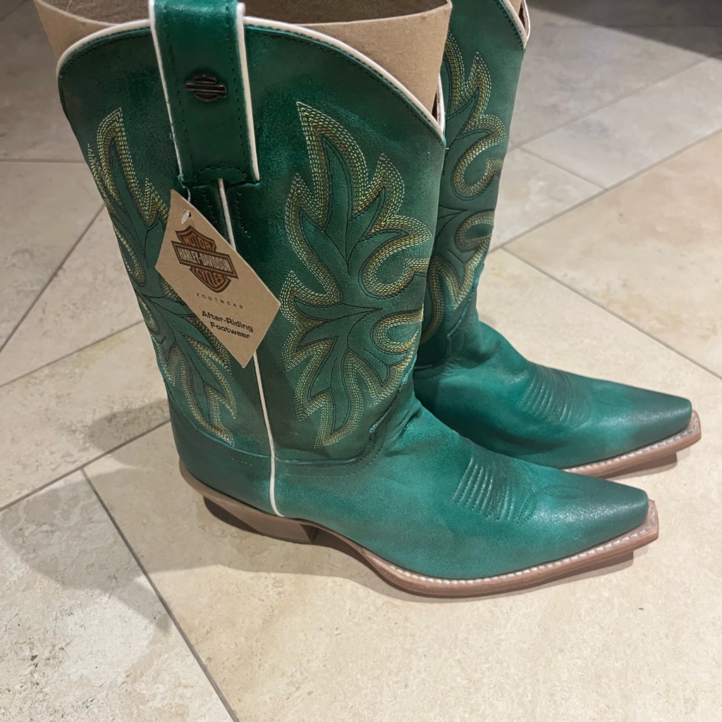 Harley-Davidson Teal Western Boots